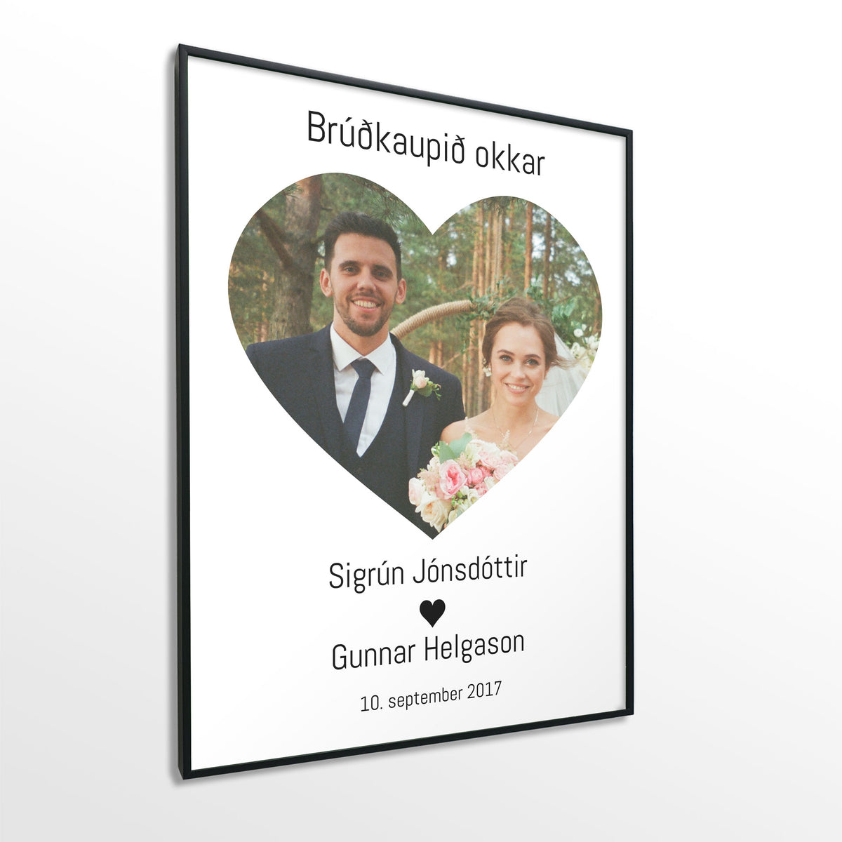Veggspjald nr. 107 - Fallegt plakat fyrir heimilið. Þitt persónulega atburðaplakat.