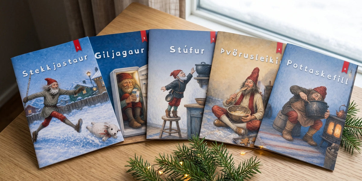Sögur um jólasveinana fyrir börnin