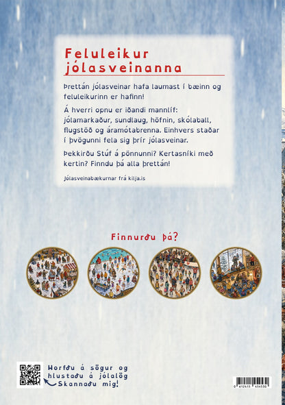 Feluleikur jólasveinanna, baksíða