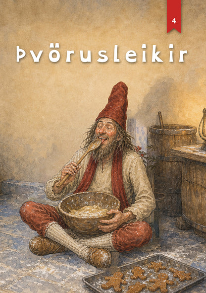 Þvörusleikir, jólabók með nafni barnsins, forsíða