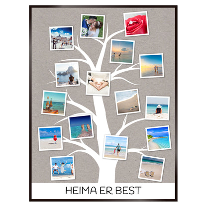 Plakat nr. 111 - Atburðaplakat sem þú getur búið til. Persónulegt listaverk sem er framleitt á Íslandi.