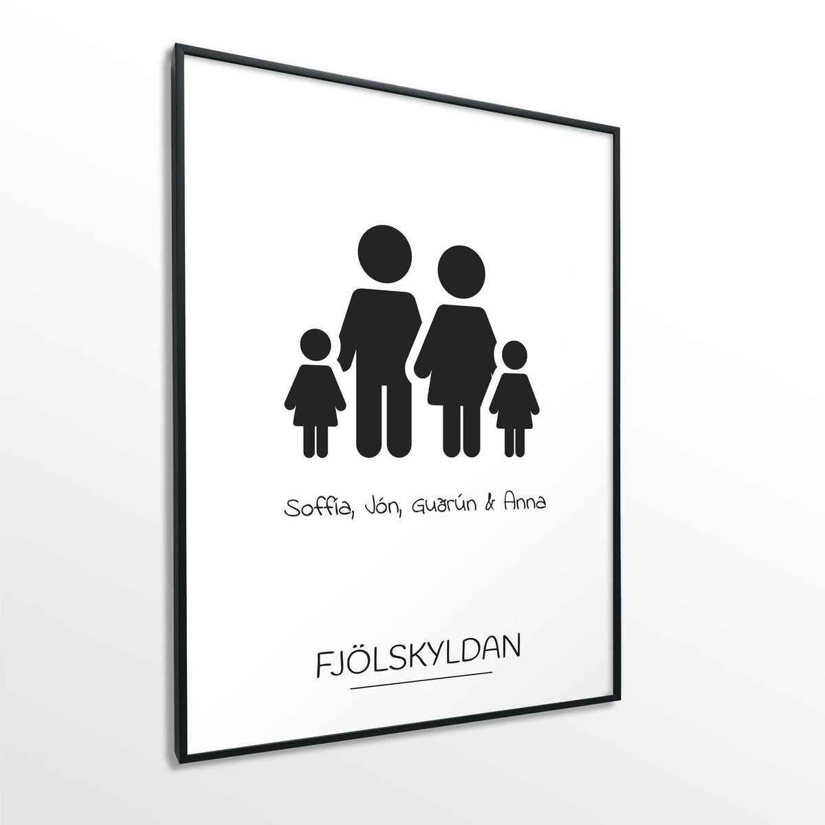 Veggspjald nr. 119 - Fallegt plakat fyrir heimilið. Þitt persónulega atburðaplakat.