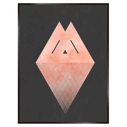 Plakat nr. 108 - Formaplakat sem þú getur búið til. Persónulegt listaverk sem er framleitt á Íslandi.