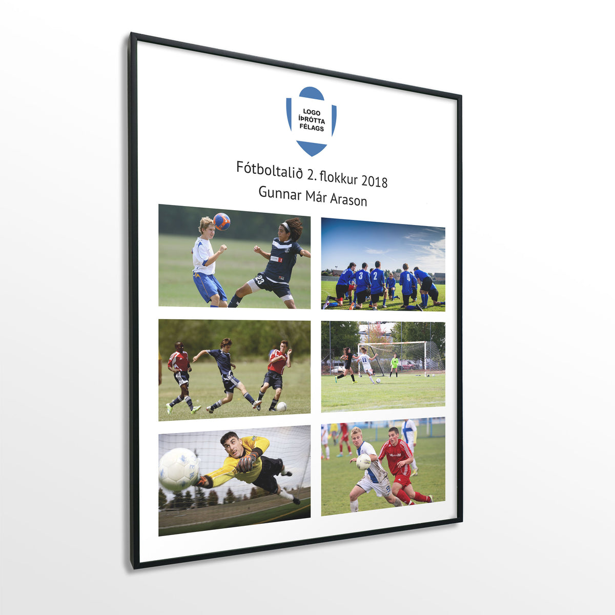 Veggspjald nr. 102 - Fallegt plakat fyrir heimilið. Þitt persónulega íþróttaplakat.