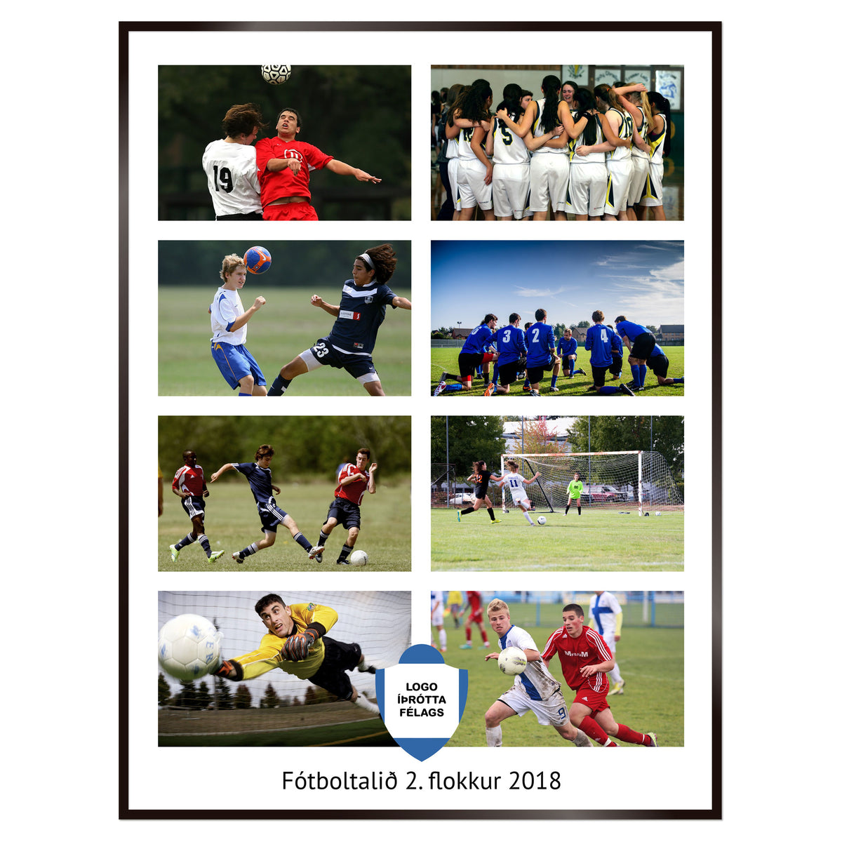 Plakat nr. 103 - Íþróttaplakat sem þú getur búið til. Persónulegt listaverk sem er framleitt á Íslandi.