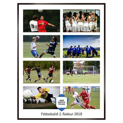 Plakat nr. 103 - Íþróttaplakat sem þú getur búið til. Persónulegt listaverk sem er framleitt á Íslandi.