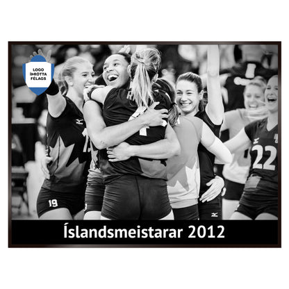 Plakat nr. 106 - Íþróttaplakat sem þú getur búið til. Persónulegt listaverk sem er framleitt á Íslandi.