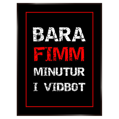 Plakat nr. 128 - Texta tilvitnun sem þú getur búið til. Persónulegt listaverk sem er framleitt á Íslandi.